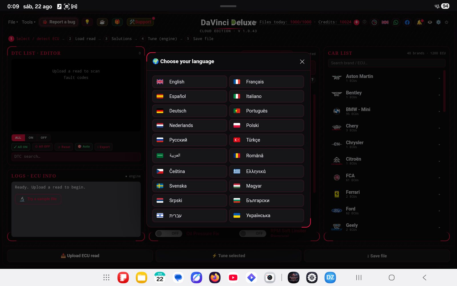 DaVinci Deluxe on Android 3