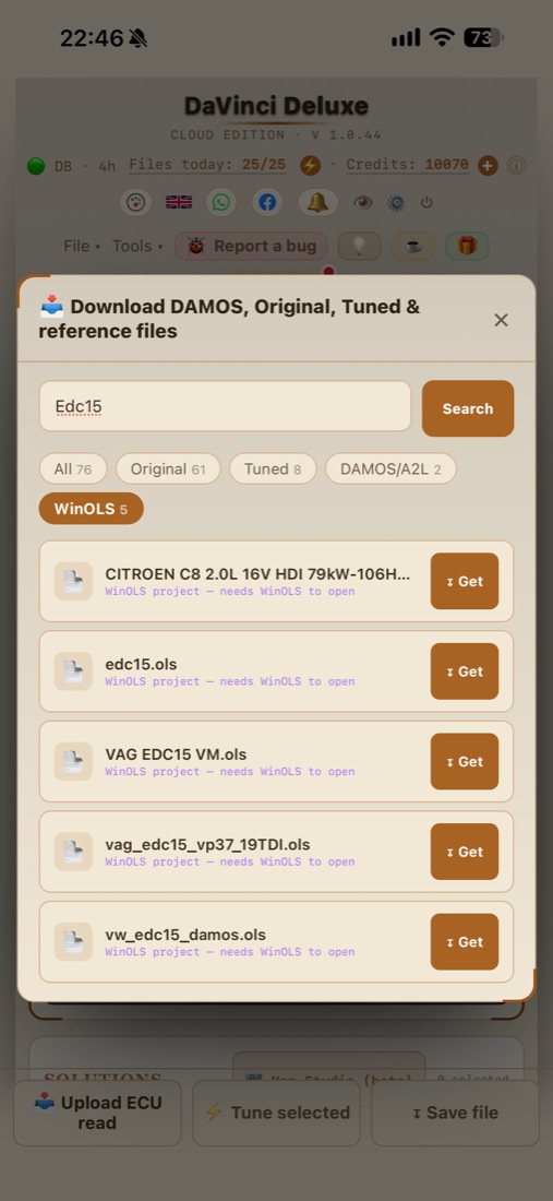 DaVinci Deluxe su iPhone 50