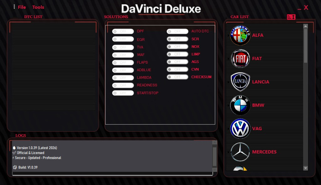 DaVinci UI 1